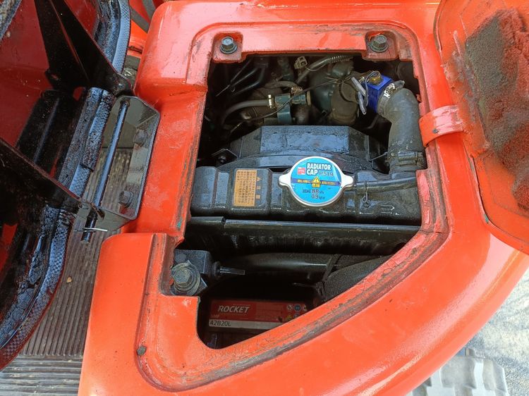  รถขุด แบคโฮ  Kubota RX-141  ขนาด 1.4 ตัน PC14   คอนโทรลน้ำมัน แทรคยาง บูมอาร์มสไลด์ รูปที่ 16