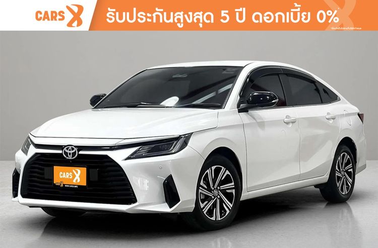 Toyota Yaris ATIV 2023 1.2 Premium Luxury Sedan เบนซิน ไม่ติดแก๊ส เกียร์อัตโนมัติ ขาว