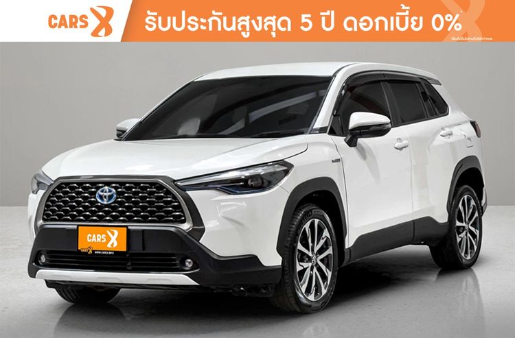 Toyota Corolla Cross 2023 1.8 Hybrid Premium Sedan ไฮบริด ไม่ติดแก๊ส เกียร์อัตโนมัติ ขาว