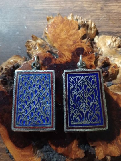 ตลับเงินแท้ลงยาภาพเยี่ยม รูปที่ 12