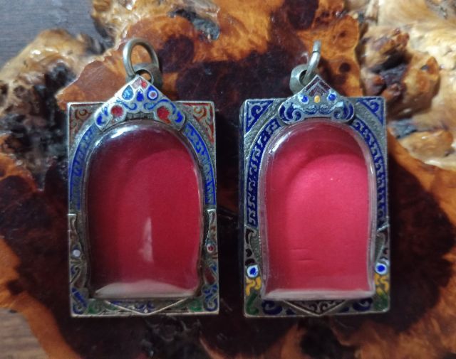 ตลับเงินแท้ลงยาภาพเยี่ยม รูปที่ 5