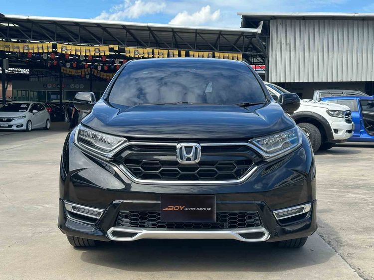 Honda CR-V 2019 1.6 DT EL 4WD Utility-car ดีเซล ไม่ติดแก๊ส เกียร์อัตโนมัติ ดำ รูปที่ 2