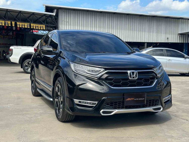 Honda CR-V 2019 1.6 DT EL 4WD Utility-car ดีเซล ไม่ติดแก๊ส เกียร์อัตโนมัติ ดำ รูปที่ 3