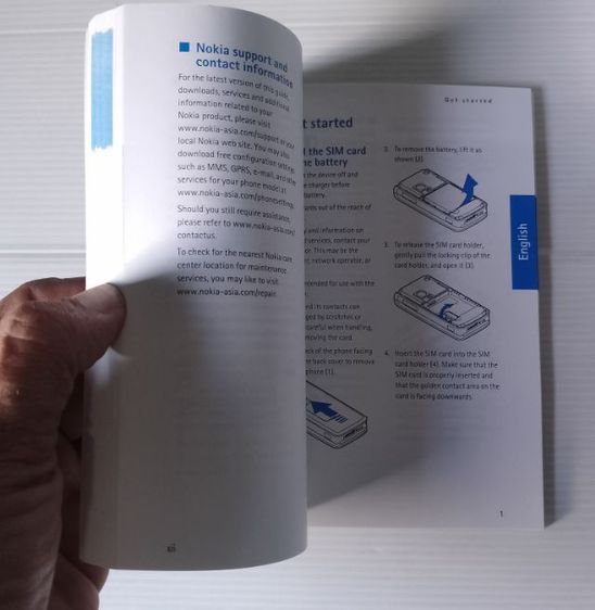 หนังคู่มือการใช้งานมือถือ NOKIA เซต 6 รูปที่ 2