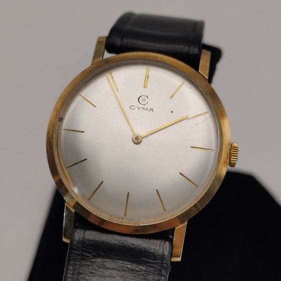 นาฬิกาวินเทจ แบรนด์ CYMA ตัวเรือนทอง 9CT ตัว ขนาด 32มม. ยุคปี 1950 รูปที่ 2