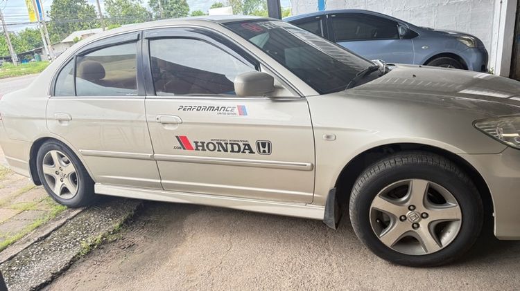Honda Civic 2005 1.7 VTi Sedan เบนซิน ไม่ติดแก๊ส เกียร์อัตโนมัติ บรอนซ์ทอง รูปที่ 2