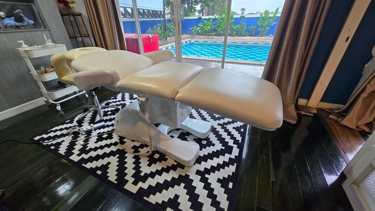 เก้าอี้ปรับระดับไฟฟ้า เก้าอี้ทำหน้า ทำสปา สักคิ้ว รูปที่ 2