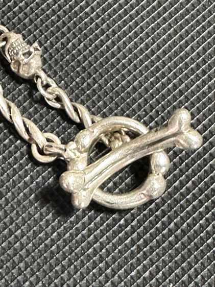 สร้อยเงินเก่า ลายเท่มันๆ ตอกโค้ด 92.5 ขนาดยาว 20 นิ้ว กว้าง 5 มิล ตะขอไอโอ แข็งแรง น้ำหนัก 29.1 กรัม  รูปที่ 6