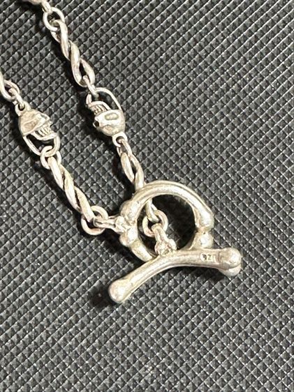 สร้อยเงินเก่า ลายเท่มันๆ ตอกโค้ด 92.5 ขนาดยาว 20 นิ้ว กว้าง 5 มิล ตะขอไอโอ แข็งแรง น้ำหนัก 29.1 กรัม  รูปที่ 2