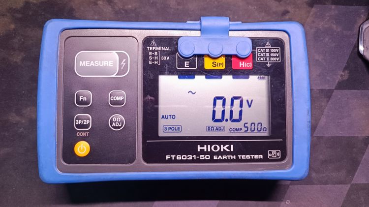 hioki ft6031-50 เครื่องวัดความต้านทานดิน มือสอง ใช้น้อย