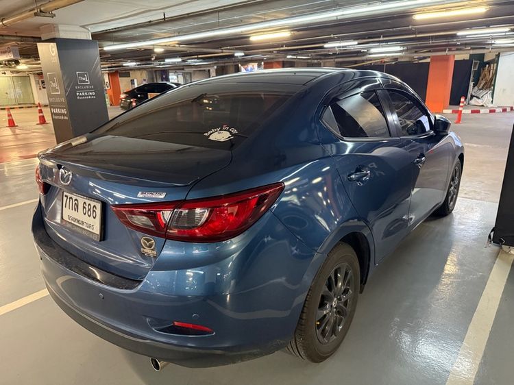 Mazda Mazda 2 2018 1.3 High Connect Sedan เบนซิน ไม่ติดแก๊ส เกียร์อัตโนมัติ น้ำเงิน รูปที่ 2