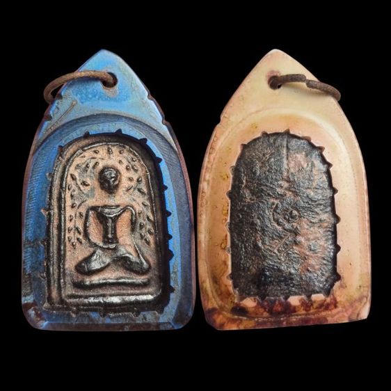 พระผง พิมพ์ปรกโพธิ์ หลวงปู่บุญ รุ่นเศียรโล้นสะดุ้งกลับ วัดกลางบางแก้ว 