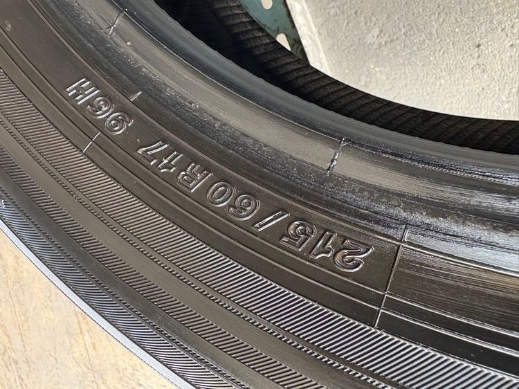 ยางYOKOHAMA215-60-17 ปี24 ปีแท้  ใส่แทน 215-55-17 กับ 225-55-17 ได้เลยจ้า รูปที่ 8