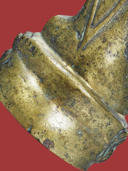 เนื้อทองลูกบวบ ให้เช่า พระบ้าน หายาก สวยระดับติดเบอร์ พระกริ่งทองทิพย์ เจ้าคุณศรี (สนธิ์ )วัดสุทัศน์ ปี 2495 พิมพ์หล่อโบราณไม่แต่ง ผิวเดิมๆ รูปที่ 18