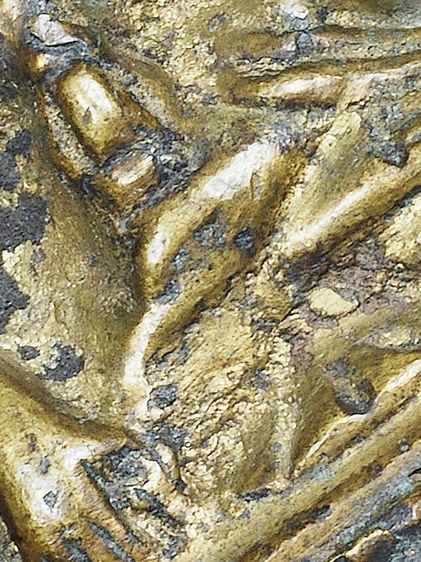 เนื้อทองลูกบวบ ให้เช่า พระบ้าน หายาก สวยระดับติดเบอร์ พระกริ่งทองทิพย์ เจ้าคุณศรี (สนธิ์ )วัดสุทัศน์ ปี 2495 พิมพ์หล่อโบราณไม่แต่ง ผิวเดิมๆ รูปที่ 3