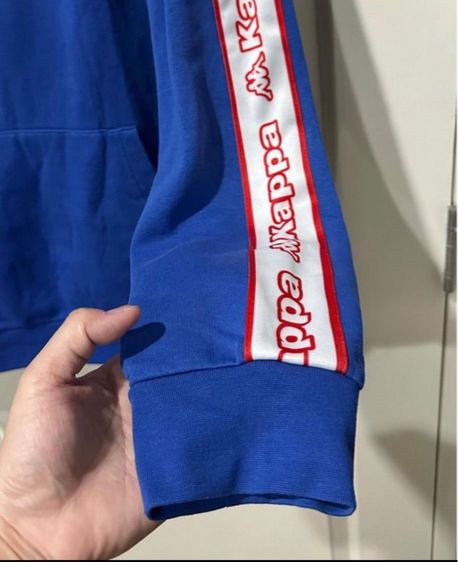 เสื้อสเว็ตเตอร์สีฟ้า(ฮู้ด)แบรนด์ kappa รูปที่ 3