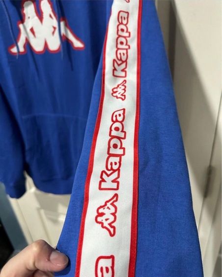 เสื้อสเว็ตเตอร์สีฟ้า(ฮู้ด)แบรนด์ kappa รูปที่ 4