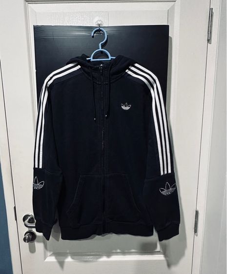 M แขนยาว สเวตเชิ้ต อื่นๆ เสื้อสเวิต์เตอร์สีดำ(ฮู้ด) แบรนด์ Addidas