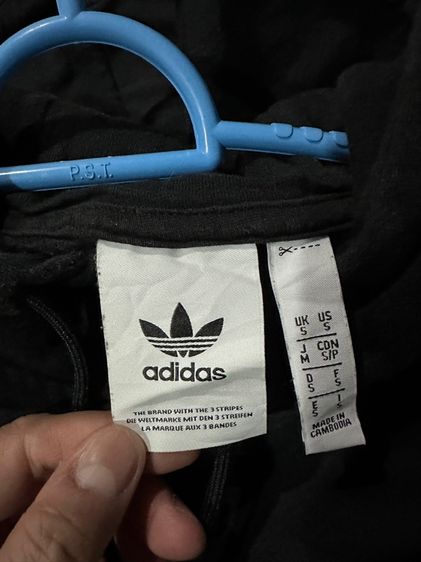 เสื้อสเวิต์เตอร์สีดำ(ฮู้ด) แบรนด์ Addidas รูปที่ 7