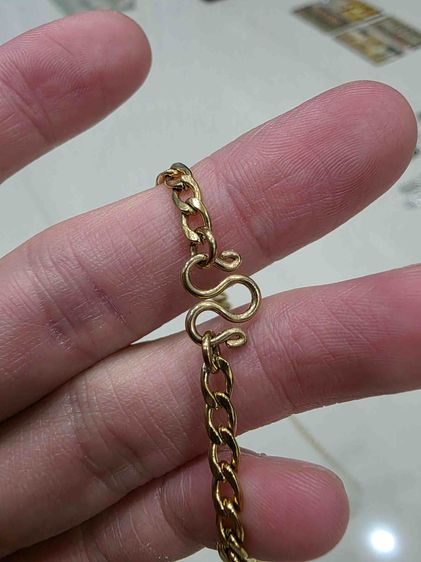 สร้อย อิตาลี่ ยาว สวมคอได้เลยครับ  สวย หายาก เดิมๆ ของใหม่ เก่าเก็บ พร้อมส่งครับ รูปที่ 5