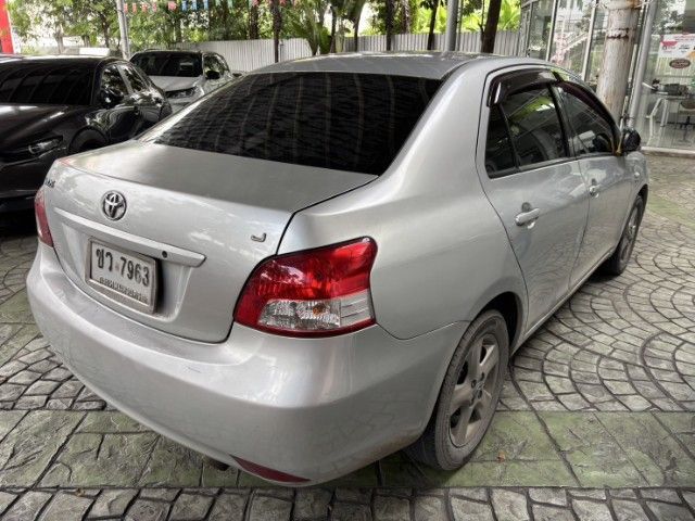 Toyota Vios 2007 1.5 J Sedan เบนซิน LPG เกียร์ธรรมดา เทา รูปที่ 4