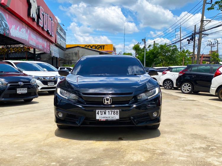 Honda Civic 2016 1.5 Turbo RS Sedan เบนซิน ไม่ติดแก๊ส เกียร์อัตโนมัติ ดำ รูปที่ 2