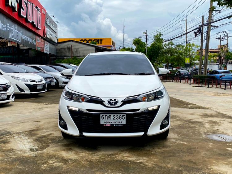 Toyota Yaris 2017 1.2 G Sedan เบนซิน ไม่ติดแก๊ส เกียร์อัตโนมัติ ขาว รูปที่ 2