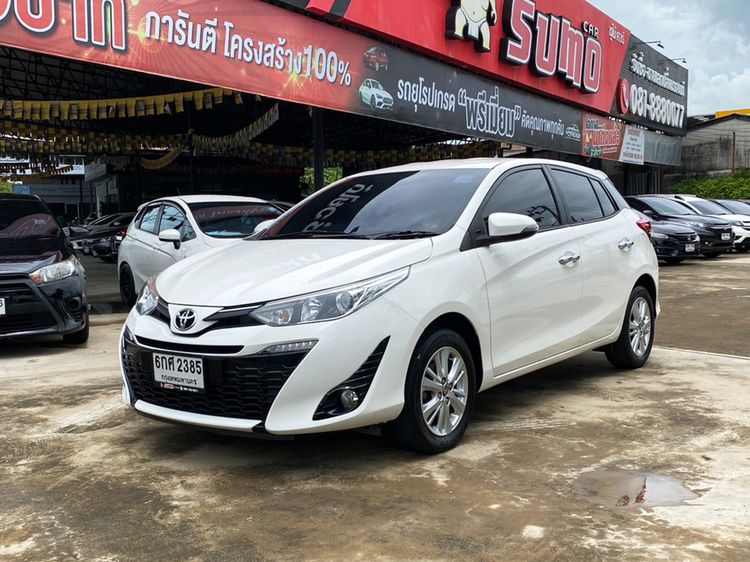 Toyota Yaris 2017 1.2 G Sedan เบนซิน ไม่ติดแก๊ส เกียร์อัตโนมัติ ขาว