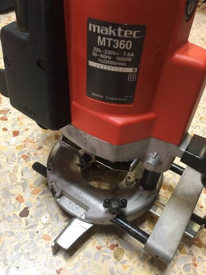 เราเตอร์สล่องเจาะ maktec MT360 สภาพดีพร้อมใช้งานอุปกรณ์ครบแท้ รูปที่ 2
