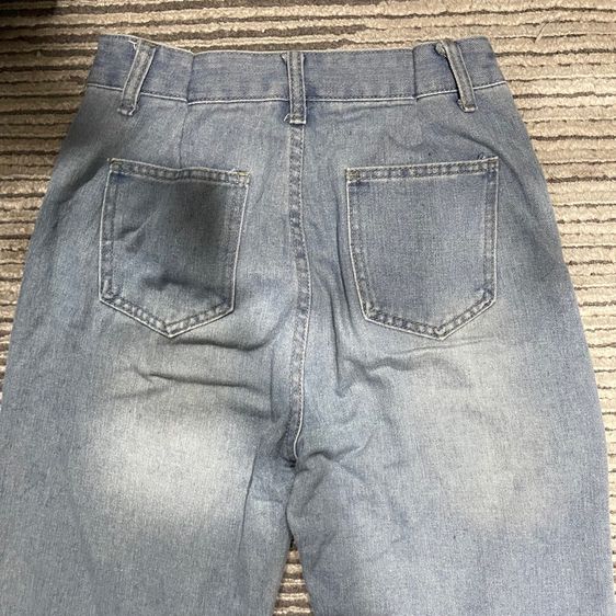 กางเกงยีนส์มือสอง มือ2 ทรงขากระบอก ใส่ได้ทั้งผู้หญิงผู้ชาย รูปที่ 5