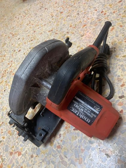 เลื่อยไฟฟ้า 7 นิ้วยี่ห้อ maktec MT583  185mm สภาพดีพร้อมใช้งานแท้