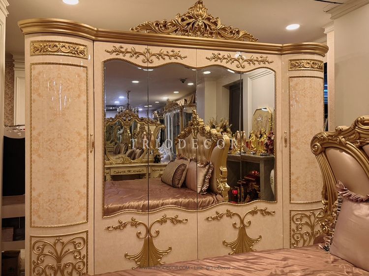 GRAND PALACE EXCLUSIVE-I LUXURY BAROQUE WARDROBE ตู้เสื้อผ้าหลุยส์ 6บาน PREMIUM SERIES รุ่น แกรนด์พาเลซ เอ็กคลูซีฟ 1 รูปที่ 2