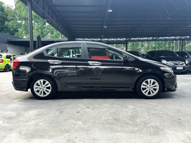 Honda City 2014 1.5 V CNG Sedan เบนซิน LPG เกียร์อัตโนมัติ ดำ รูปที่ 4