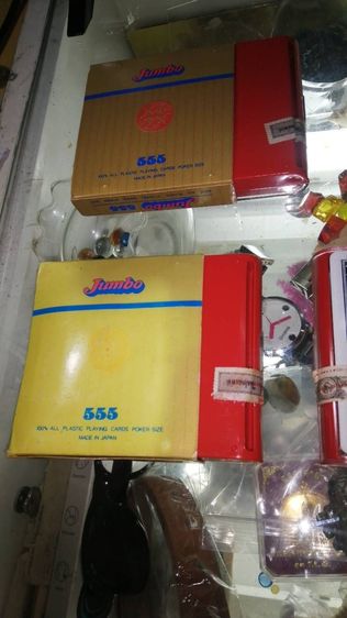ชุดไพ่ JUMBO555มีสแตมถูกต้องยังไม่เคยแกะ มี4สำรับ ๆ300ทัก0813195660 รูปที่ 3