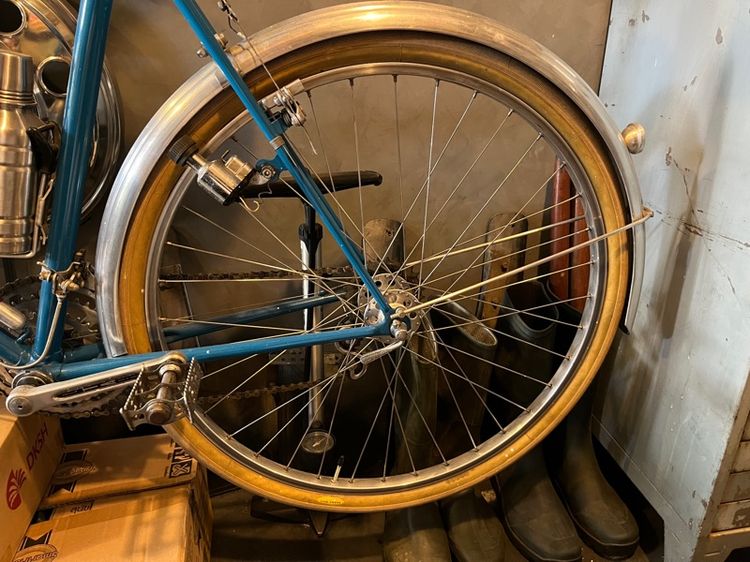 จักรยานวินเทจสีน้ำเงิน รูปที่ 2