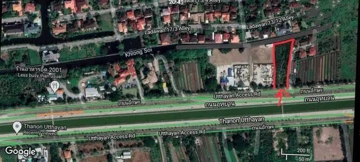 ขายที่ดินติดถนนอักษะ 2 ไร่ 92.5 ตรว. รูปที่ 4