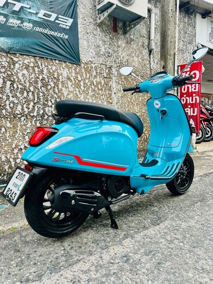 Vespa SPRINT 150 IGET Abs ปี2021 วิ่ง4000โล กุญแจชิพ2ดอก สด-ผ่อน รูปที่ 4