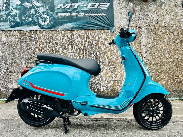 Vespa SPRINT 150 IGET Abs ปี2021 วิ่ง4000โล กุญแจชิพ2ดอก สด-ผ่อน รูปที่ 3