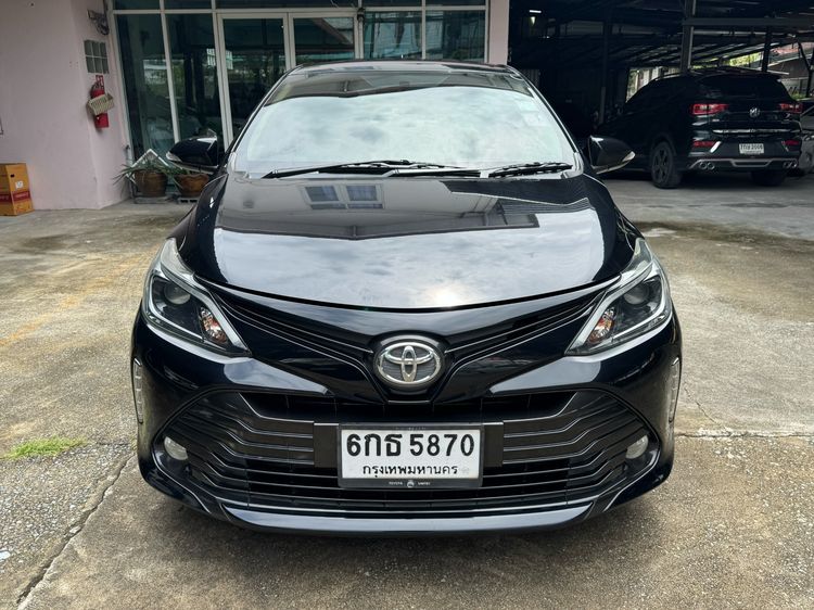 Toyota Vios 2017 1.5 G Sedan เบนซิน ไม่ติดแก๊ส เกียร์อัตโนมัติ ดำ รูปที่ 2