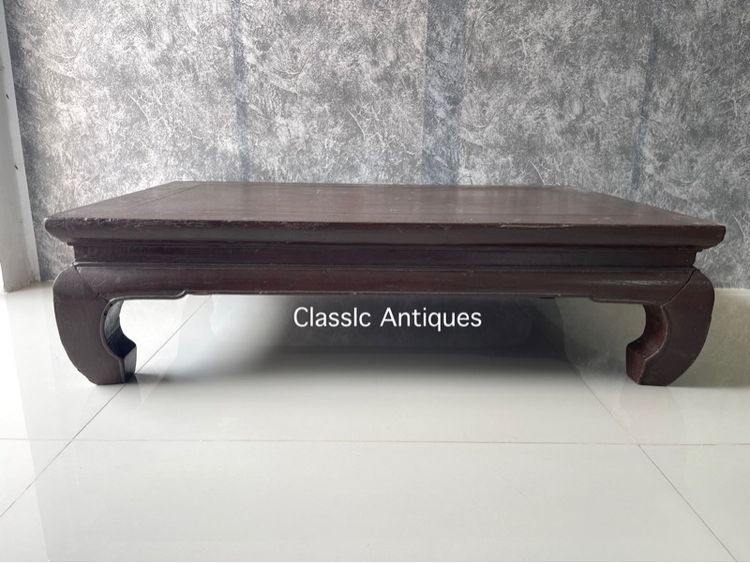 ตั่ง ขาคู้ ไม้สักโบราณ เก่าสะสมA5 รูปที่ 2