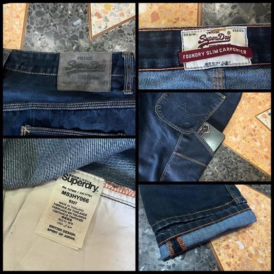 📌Superdry👖  เอว33-34 รูปที่ 6