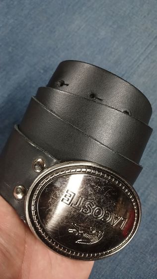 เข็มขัดหนังแท้ งานแฟชั่น เอว 34 ถึง 37 กว้าง 1.5 ยาวรวมหัว 42 หนังสวย มีรอยตามใช้ รูปที่ 6