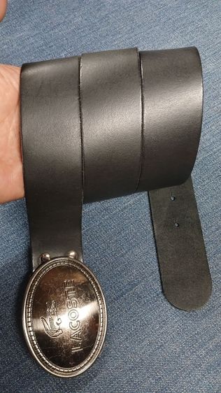 เข็มขัดหนังแท้ งานแฟชั่น เอว 34 ถึง 37 กว้าง 1.5 ยาวรวมหัว 42 หนังสวย มีรอยตามใช้ รูปที่ 2