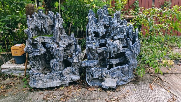 น้ำตกเทียมฟรีฟอร์มขนาดกลาง สวยๆมี2ชุด รูปที่ 2