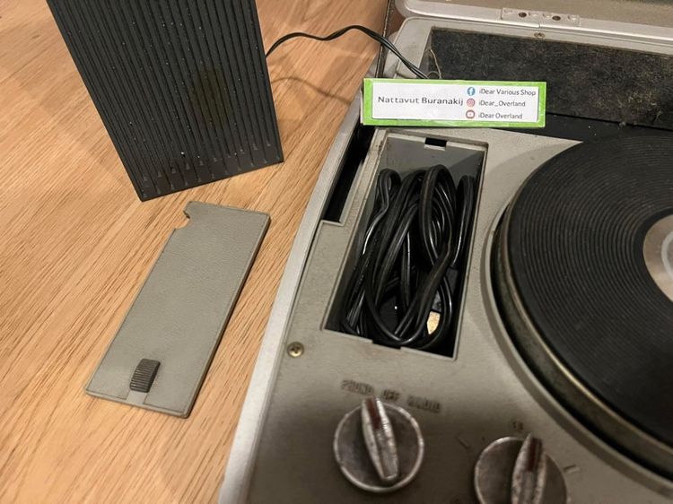 เครื่องเล่นแผ่นเสียงแบบพกพา (Portable Record Player) รูปที่ 6