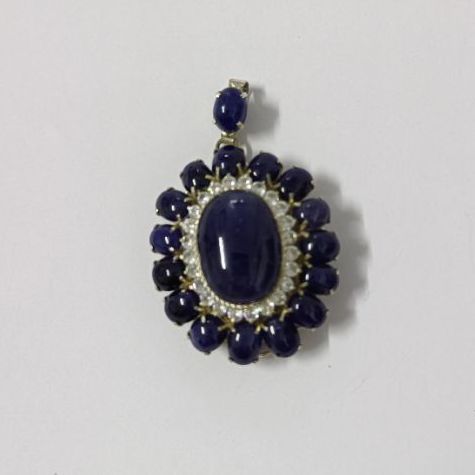 จี้ไพลินแท้ เจียหลังเบี้ย รูปที่ 3