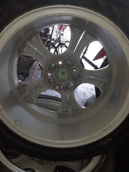 ขายถูกล้อแม็กมือสองนำเข้าญี่ปุ่น5รูขอบ19สภาพเดิมชุดละ6000บาท4วง รูปที่ 5