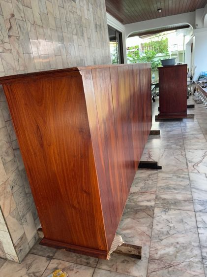 ตู้ไม้มะค่าสองชั้นยาว 3 เมตรซ้อนกัน รูปที่ 10