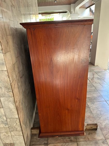 ตู้ไม้มะค่าสองชั้นยาว 3 เมตรซ้อนกัน รูปที่ 9