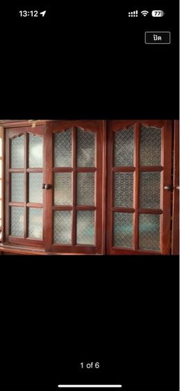 ตู้ไม้มะค่าสองชั้นยาว 3 เมตรซ้อนกัน รูปที่ 2